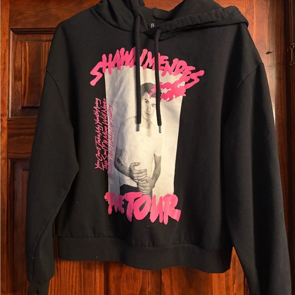 Black Graphic Sean Mendes Hoodie